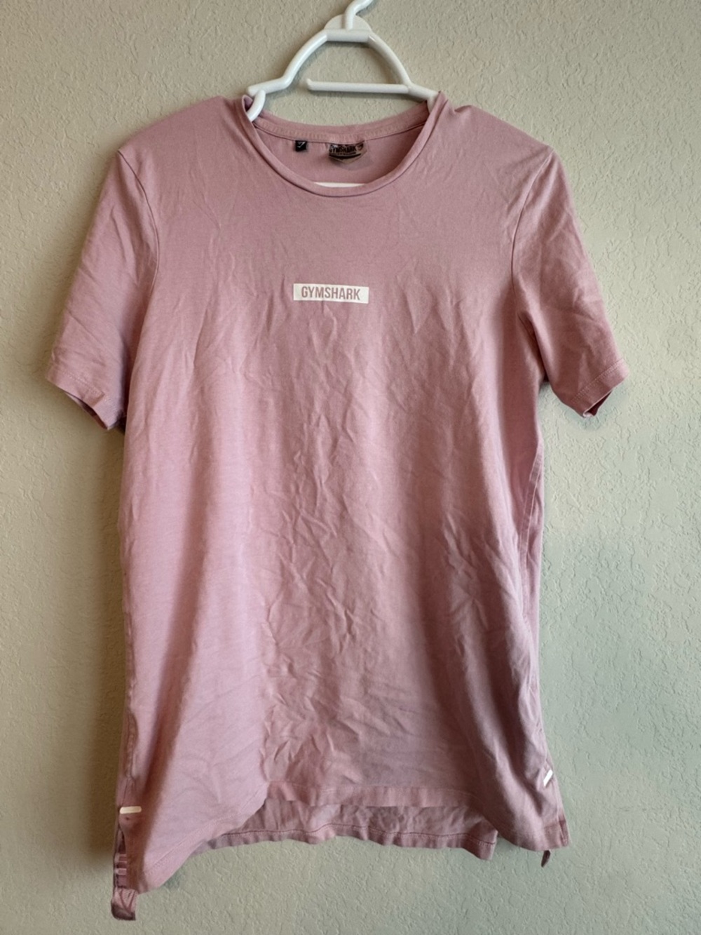 Gymshark Pink Fitted Short Sleeve Top